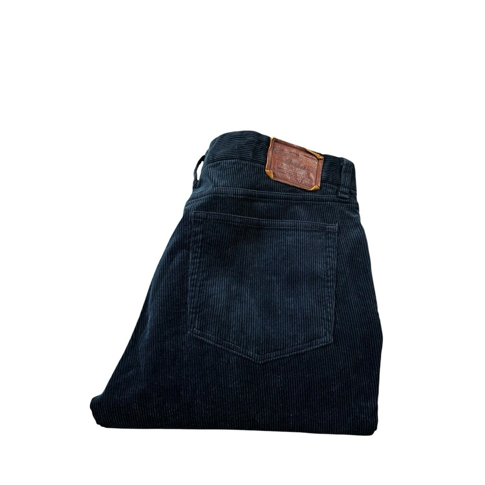 Polo Ralph Lauren‎ Navy Blue VTG Corduroy Men's 5 Pocket Pant Size 38x30
